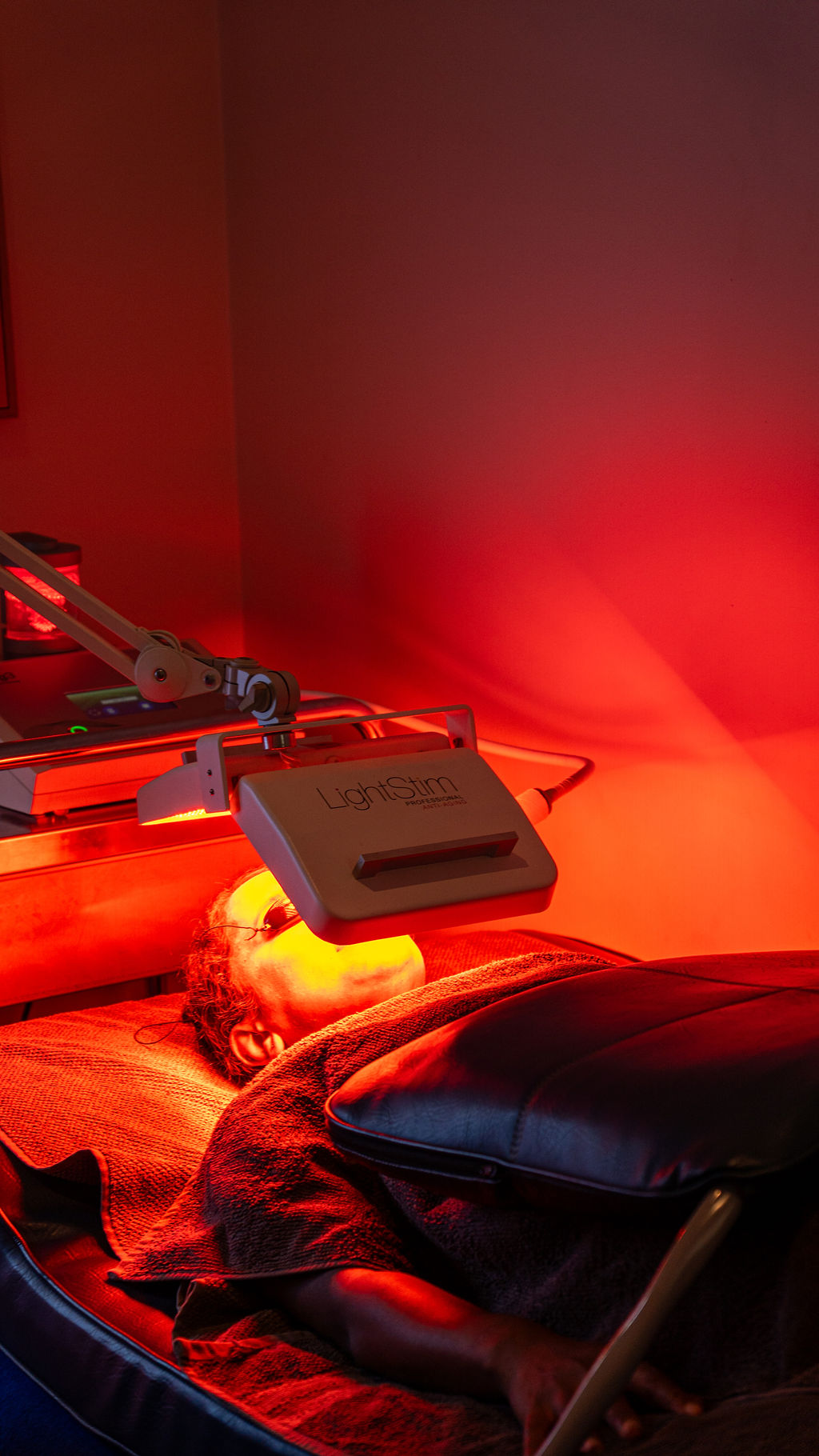 Infrared light therapy session at Biohacking Melbourne